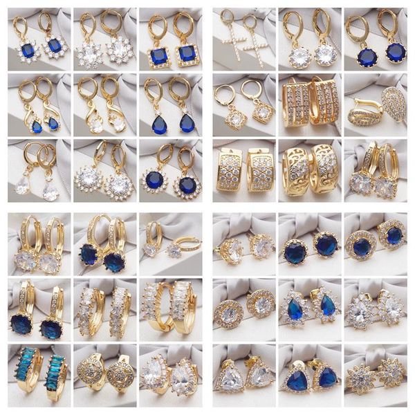 huggie 10 pairs/lot wholesale fashion gold color earings round aaa cz crystal delicate earrings for women birthday gifts jewelry, Golden;silver
huggie 10 pairs/lot wholesale fashion gold color earings round aaa cz crystal delicate earrings for women birthday gifts jewelry, Golden;silver
