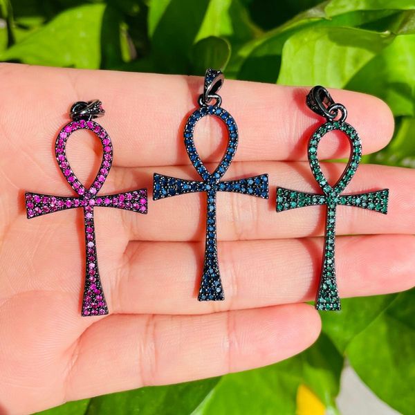 other 5pcs fuchsia green blue zirconia pave ankh cross pendants charm for women bracelet necklace making handcrafted jewelry accessory
other 5pcs fuchsia green blue zirconia pave ankh cross pendants charm for women bracelet necklace making handcrafted jewelry accessory