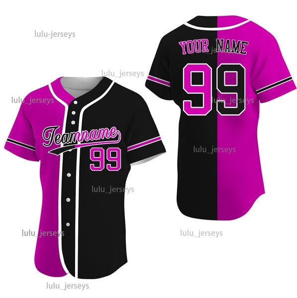customized split color baseball jersey fashion baseball purple red plus size shirts for big guys plus size, Blue;black
customized split color baseball jersey fashion baseball purple red plus size shirts for big guys plus size, Blue;black