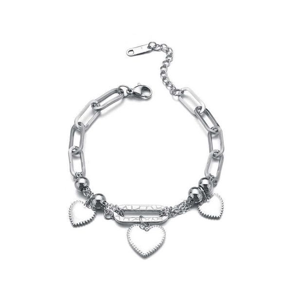 japan and south korea ins titanium steel three heart bracelets corrosion plate simple sisters chain of the students department forestry, Golden;silver
japan and south korea ins titanium steel three heart bracelets corrosion plate simple sisters chain of the students department forestry, Golden;silver