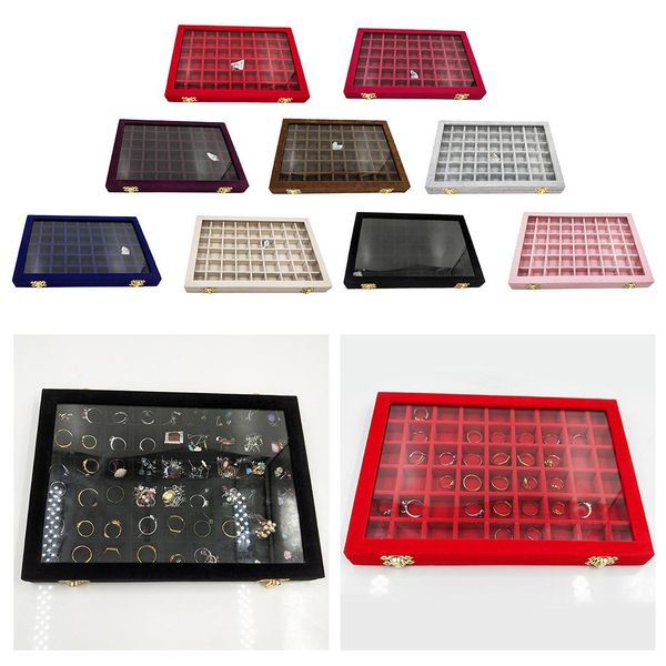 boxes wood jewelry display tray diamond beads storage w/ glass lids organizer showcase, Black;white
boxes wood jewelry display tray diamond beads storage w/ glass lids organizer showcase, Black;white