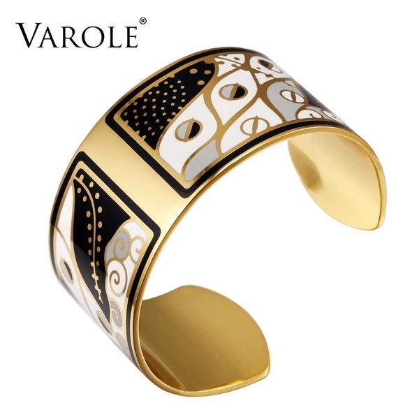 bangle varole 36mm width gold color colorful copper bangles bracelets bangle for women cuff bracelet pulseiras enamel jewelry, Black
bangle varole 36mm width gold color colorful copper bangles bracelets bangle for women cuff bracelet pulseiras enamel jewelry, Black
