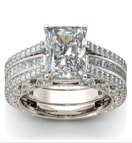 vintage jewelry wedding rings 925 sterling silver princess cut white z cz diamond gemstones eternity women engagement bridal r4177675, Slivery;golden
vintage jewelry wedding rings 925 sterling silver princess cut white z cz diamond gemstones eternity women engagement bridal r4177675, Slivery;golden