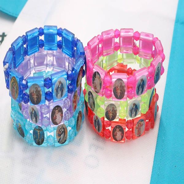 bangle 48 pieces/classic catholic small square jesus cross bracelet handmade icon cross bracelet mixed colors individually packaged, Black
bangle 48 pieces/classic catholic small square jesus cross bracelet handmade icon cross bracelet mixed colors individually packaged, Black