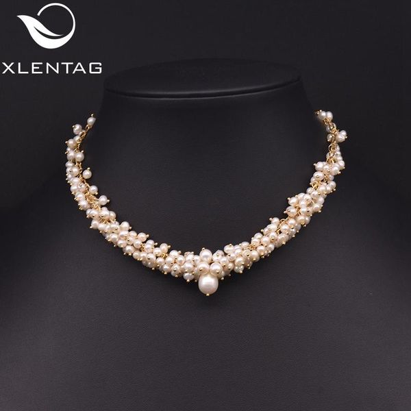 necklaces xlentag natural freshwater pearl multilayer beaded adjustable necklace ladies wedding luxury exquisite gift jewelry gn0235, Silver
necklaces xlentag natural freshwater pearl multilayer beaded adjustable necklace ladies wedding luxury exquisite gift jewelry gn0235, Silver