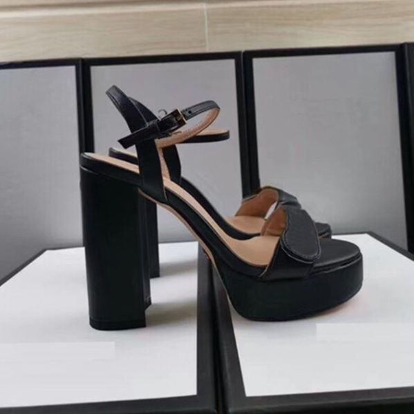 fashionable and high heel sandals summer new genuine leather buckle with water table mixed color design open toe women's35-42, Black
fashionable and high heel sandals summer new genuine leather buckle with water table mixed color design open toe women's35-42, Black