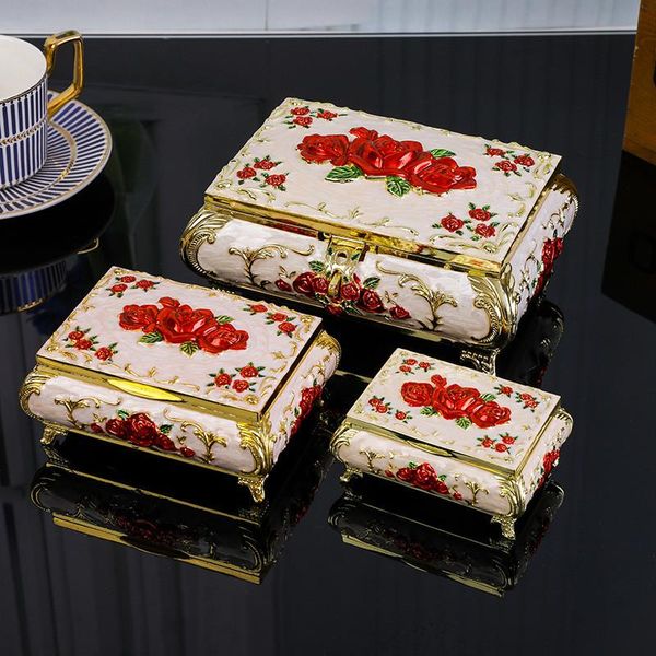 boxes luxury rectangular metal rose jewelry box organizer storage box ring trinket case for women girls christmas birthday gift, Black;white
boxes luxury rectangular metal rose jewelry box organizer storage box ring trinket case for women girls christmas birthday gift, Black;white