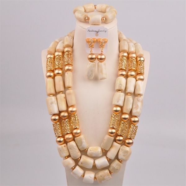 wedding jewelry sets white original coral necklace nigerian bridal african beads set 230519, Slivery;golden
wedding jewelry sets white original coral necklace nigerian bridal african beads set 230519, Slivery;golden