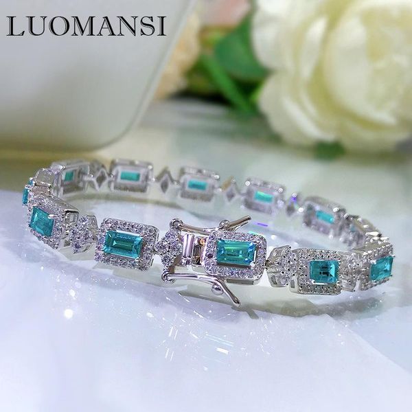 bangle luomansi s925 sterling silver paraiba tourmaline bracelet high woman jewelry anniversary birthday party gift, Black
bangle luomansi s925 sterling silver paraiba tourmaline bracelet high woman jewelry anniversary birthday party gift, Black