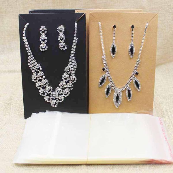 boxes 15.5*9.5cm black/kraft large costume necklace with earring display card big jewelry set package show card 100pcs+100match bag, Black;white
boxes 15.5*9.5cm black/kraft large costume necklace with earring display card big jewelry set package show card 100pcs+100match bag, Black;white