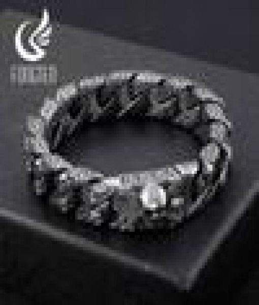 fongten gothic retro style mens bracelets stainless steel skull franco link curb chain bracelet for men punk fashion jewelry 210323490557, Golden;silver
fongten gothic retro style mens bracelets stainless steel skull franco link curb chain bracelet for men punk fashion jewelry 210323490557, Golden;silver