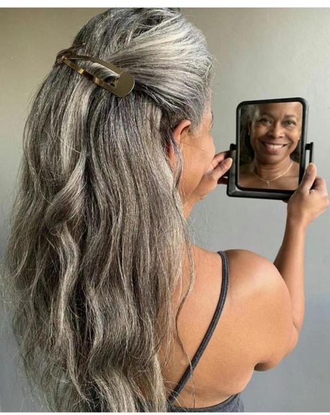 women girls gray hair ponytail extension silver grey afro bun or puff curly drawstring ponytails clip in real hair extensions natu6404180, Black
women girls gray hair ponytail extension silver grey afro bun or puff curly drawstring ponytails clip in real hair extensions natu6404180, Black