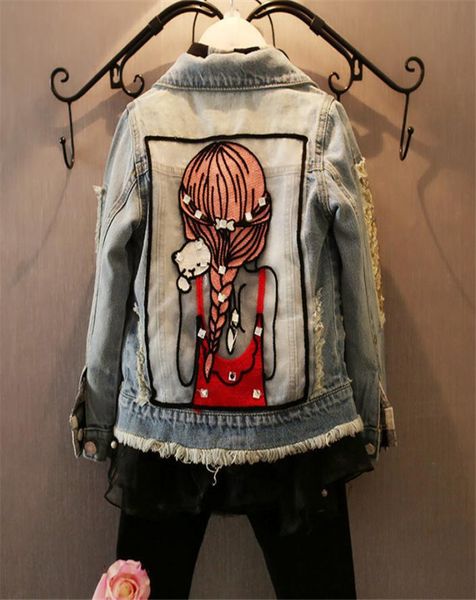 children girls jackets cool kid long sleeves turndown collar buttons coats pocket girl pattern denim outerwear kids clothes y2957545, Blue;gray
children girls jackets cool kid long sleeves turndown collar buttons coats pocket girl pattern denim outerwear kids clothes y2957545, Blue;gray