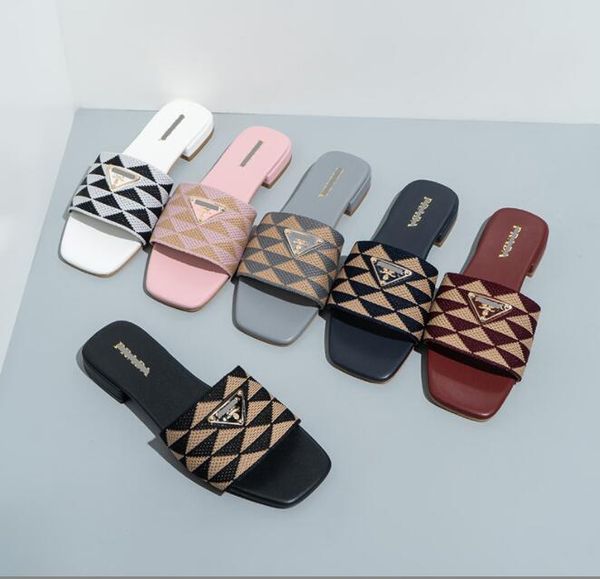 designer embroidered fabric slides slippers multicolor embroidery mules women low heel flip flops casual sandals summer leather flat slide r, Black
designer embroidered fabric slides slippers multicolor embroidery mules women low heel flip flops casual sandals summer leather flat slide r, Black
