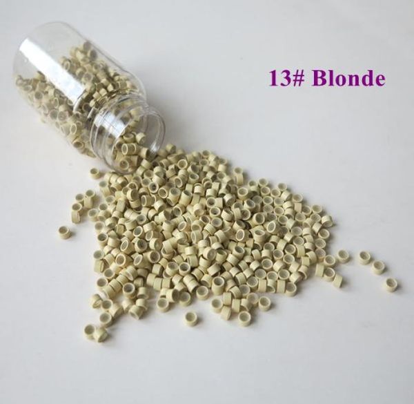 1000pcsbottle 45mm25mm25mm blonde micro tubes with silicone micro links micro tubes micro rings for hair extensions1397526, Black
1000pcsbottle 45mm25mm25mm blonde micro tubes with silicone micro links micro tubes micro rings for hair extensions1397526, Black