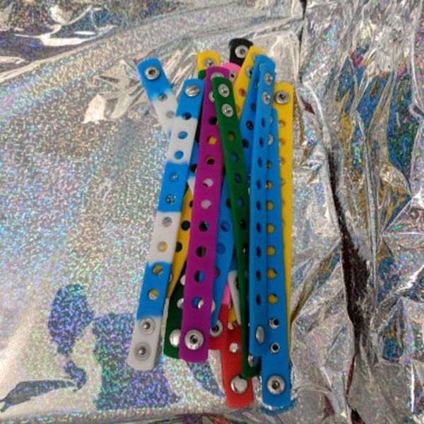 bangle 500pcs dhl pvc 18cm wristband 17color silicone bracelet with shoe charms party supplies fit kids boy gift pendants trinket, Black
bangle 500pcs dhl pvc 18cm wristband 17color silicone bracelet with shoe charms party supplies fit kids boy gift pendants trinket, Black