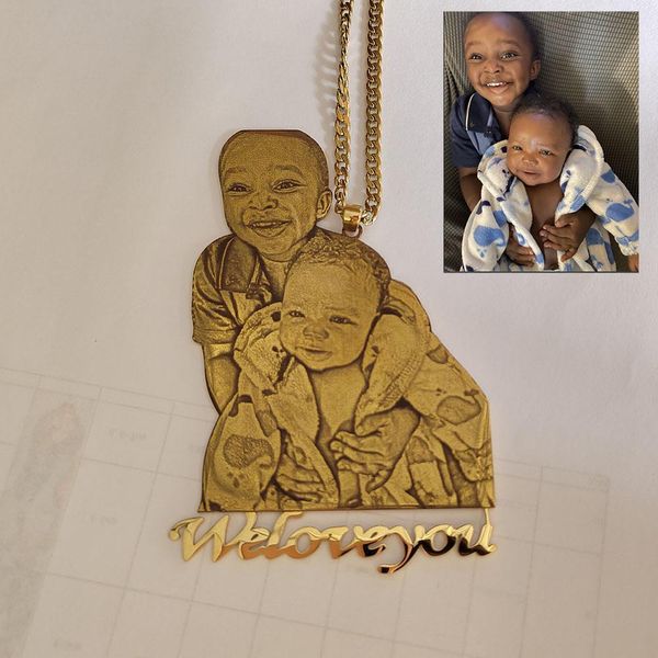 necklaces dodoai custom p necklace custom picture nameplate pendant necklace for kids custom memory jewelry for family gifts collar bf, Silver
necklaces dodoai custom p necklace custom picture nameplate pendant necklace for kids custom memory jewelry for family gifts collar bf, Silver