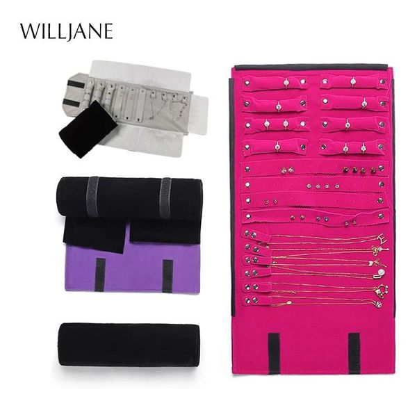 boxes portable pouch travel jewelry set organizer roll bag velvet carrying case ring earrings bracelet necklace display storage holder, Black;white
boxes portable pouch travel jewelry set organizer roll bag velvet carrying case ring earrings bracelet necklace display storage holder, Black;white