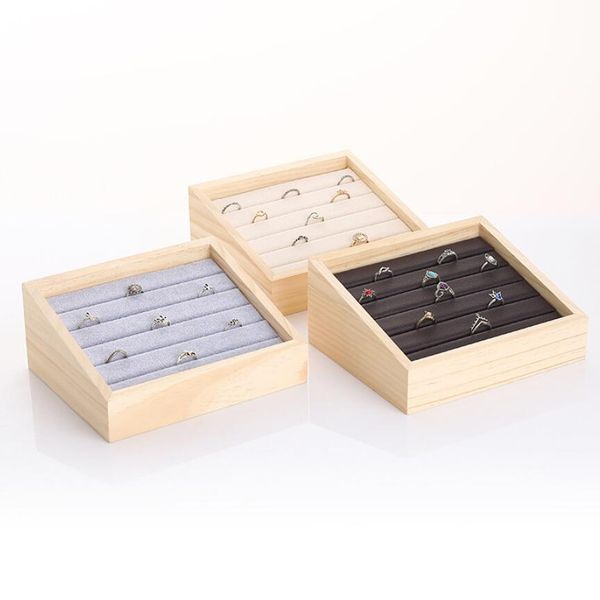 boxes fashion bamboo velvet jewelry display tray ring box earring necklace bracelet pendant display organizer jewelry storage, Black;white
boxes fashion bamboo velvet jewelry display tray ring box earring necklace bracelet pendant display organizer jewelry storage, Black;white