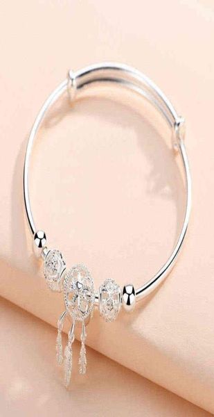 lmnzb original 925 sterling silver tassel feather charms bracelet for women adjustable bangle fashion party jewelry6161259, Black
lmnzb original 925 sterling silver tassel feather charms bracelet for women adjustable bangle fashion party jewelry6161259, Black