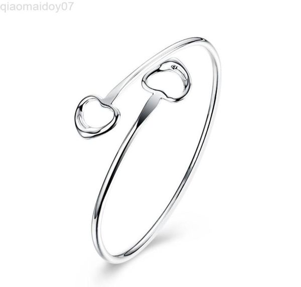 new style 925 silver bracelet love bracelet women high jewelry double heart foldable fashion noble style shiny bracelet l2208129318118, Black
new style 925 silver bracelet love bracelet women high jewelry double heart foldable fashion noble style shiny bracelet l2208129318118, Black