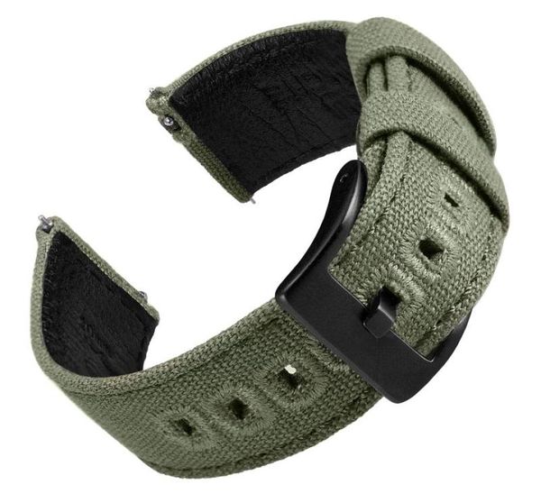 watch bands eache fabric canvasgenuine leather straps with quick release spring bar green sailcloth band3410173, Black;brown
watch bands eache fabric canvasgenuine leather straps with quick release spring bar green sailcloth band3410173, Black;brown