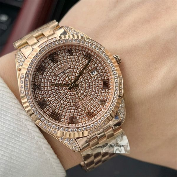 41x10.8mm luxury babysbreath diamond watch mens watches 8215 automatic mechanical movement wristwatch fashion wristwatches montre de luxe, Slivery;brown
41x10.8mm luxury babysbreath diamond watch mens watches 8215 automatic mechanical movement wristwatch fashion wristwatches montre de luxe, Slivery;brown