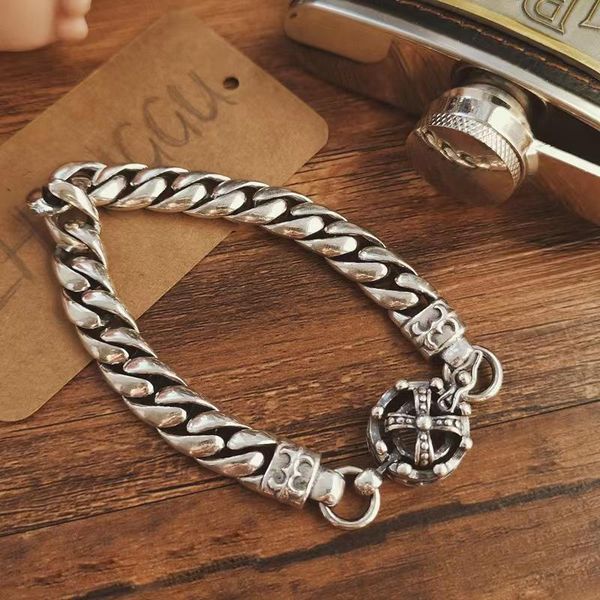 bangle qn new european and american trend fashion american street retro handmade old woven bracelet solid crown side chain, Black
bangle qn new european and american trend fashion american street retro handmade old woven bracelet solid crown side chain, Black