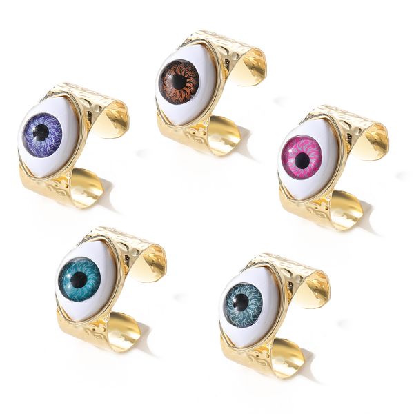 gold copper lucky crystal turkish evil eyes ring chunk band men red blue geometric open design couple rings wedding jewelry friends, Golden;silver
gold copper lucky crystal turkish evil eyes ring chunk band men red blue geometric open design couple rings wedding jewelry friends, Golden;silver