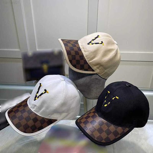 luxury classic designer ball cap hat canvas street men's checkered pattern baseball cap shade sun hats sports women's cap letter 2, Blue;gray
luxury classic designer ball cap hat canvas street men's checkered pattern baseball cap shade sun hats sports women's cap letter 2, Blue;gray