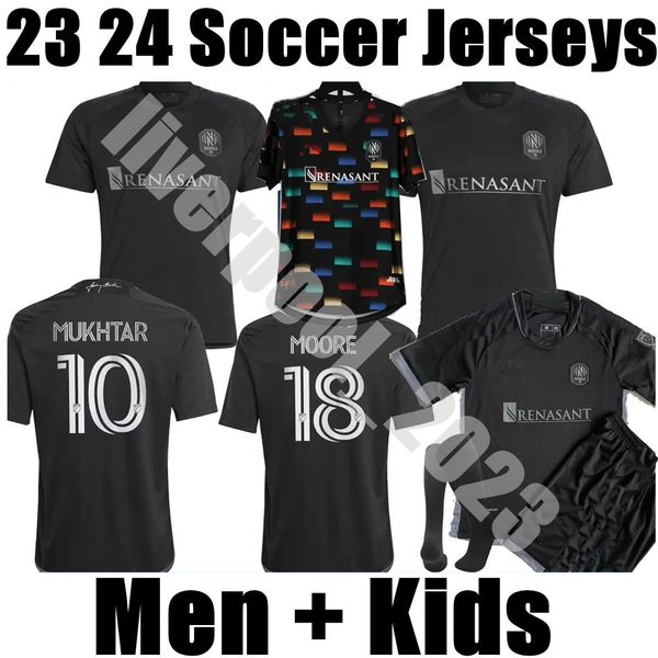 23 24 nashville soccer jerseys moore mukhtar sc football shirt bunbury leal zimmerman zubak 2023 2024 anunga an sapong fafa amiche godoy spe, Black;yellow 
23 24 nashville soccer jerseys moore mukhtar sc football shirt bunbury leal zimmerman zubak 2023 2024 anunga an sapong fafa amiche godoy spe, Black;yellow