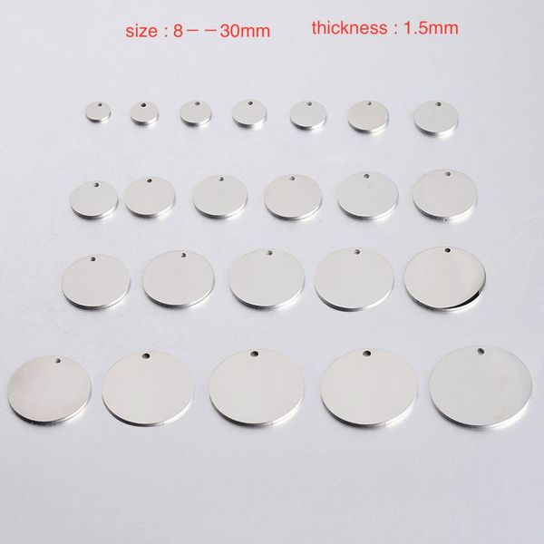 other 50pcs 830mm mirror polished stainless steel round pendants blank round tag for diy handmade jewelry making wholesale
other 50pcs 830mm mirror polished stainless steel round pendants blank round tag for diy handmade jewelry making wholesale