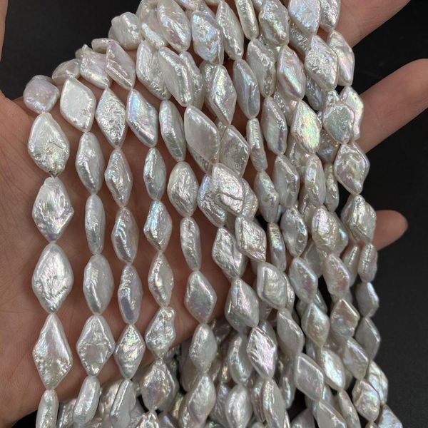 polish natural pearl beads rhombus shape pearl loose beads baroque pearl diy women necklace bracelet jewelry 8x149x15mm, Blue
polish natural pearl beads rhombus shape pearl loose beads baroque pearl diy women necklace bracelet jewelry 8x149x15mm, Blue