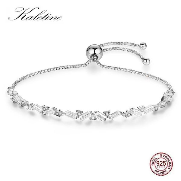 bangle kaletine fashion 925 sterling silver bracelet clear cubic zircon tennis charm bracelets for women jewelry, Black
bangle kaletine fashion 925 sterling silver bracelet clear cubic zircon tennis charm bracelets for women jewelry, Black