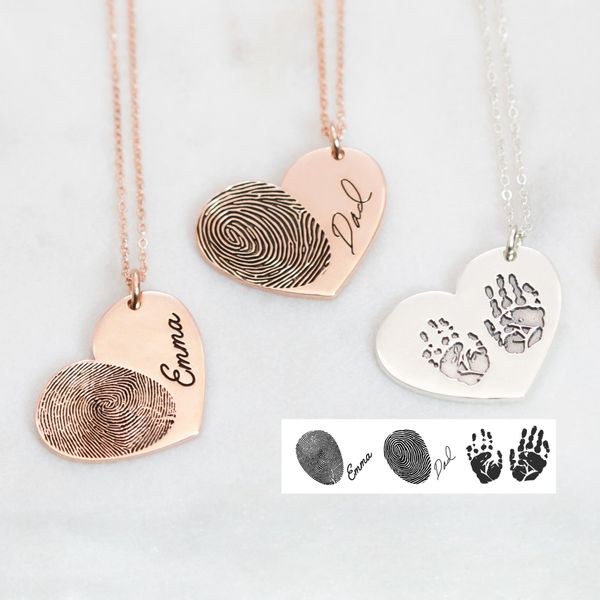 necklaces actual fingerprint necklace engraved fingerprint handwriting jewelry custom heart charm memorial necklace personalized gift, Silver
necklaces actual fingerprint necklace engraved fingerprint handwriting jewelry custom heart charm memorial necklace personalized gift, Silver