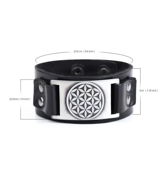 flower of life supernature bangles gift for men love bracelet metal engraved pendant genuine leather designer bracelet4041637, Golden;silver
flower of life supernature bangles gift for men love bracelet metal engraved pendant genuine leather designer bracelet4041637, Golden;silver