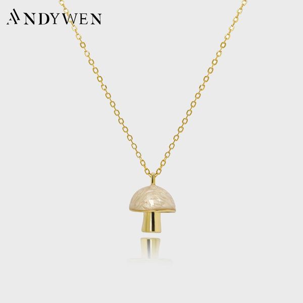 necklaces andywen 100% 925 sterling silver gold mushroom shell green women special pendant long chain necklace 2022 women wedding jewels
necklaces andywen 100% 925 sterling silver gold mushroom shell green women special pendant long chain necklace 2022 women wedding jewels