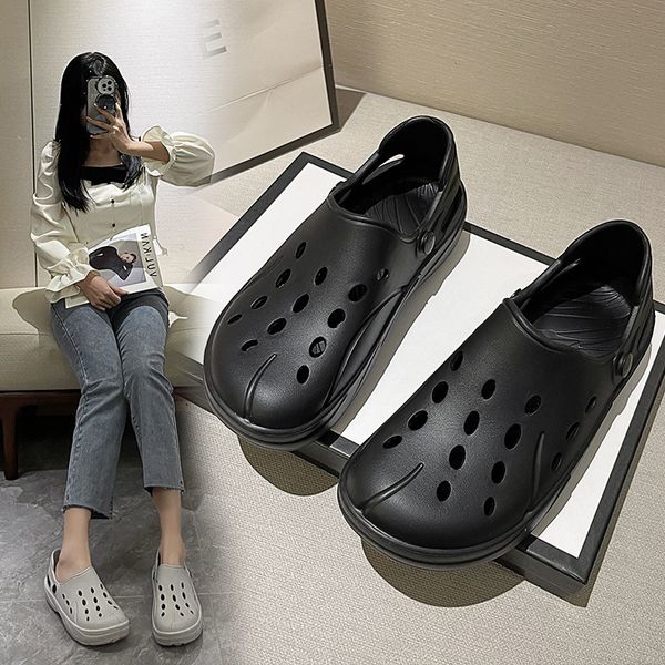 sandals large size slippers hole shoes women summer non slip platform sandals couple new casual nurse shoes ha6930-01, Black
sandals large size slippers hole shoes women summer non slip platform sandals couple new casual nurse shoes ha6930-01, Black