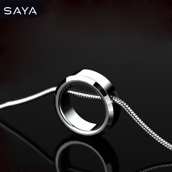 necklaces 2021 round pendant necklace with 1.5mm titanuim steel chain necklace for couples' jewelry engraving, Silver
necklaces 2021 round pendant necklace with 1.5mm titanuim steel chain necklace for couples' jewelry engraving, Silver