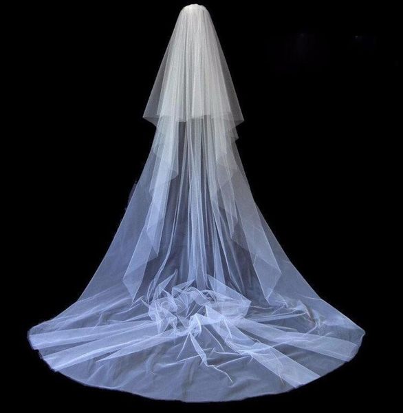 cut edge two layer white wedding veil 2t long ivory tulle bridal veils with comb custom made wedding accessories2648630, Black
cut edge two layer white wedding veil 2t long ivory tulle bridal veils with comb custom made wedding accessories2648630, Black