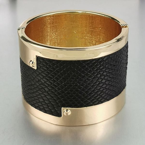 bangle wide big alloy bangle bracelet punk leather chunky bracelets for women statement fashion female party jewelry ukmoc, Black
bangle wide big alloy bangle bracelet punk leather chunky bracelets for women statement fashion female party jewelry ukmoc, Black