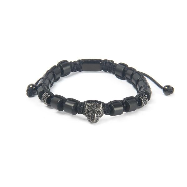 bangle ailatu luxury men jewelry balck cz leopard macrame bracelet service drop shipping, Black
bangle ailatu luxury men jewelry balck cz leopard macrame bracelet service drop shipping, Black