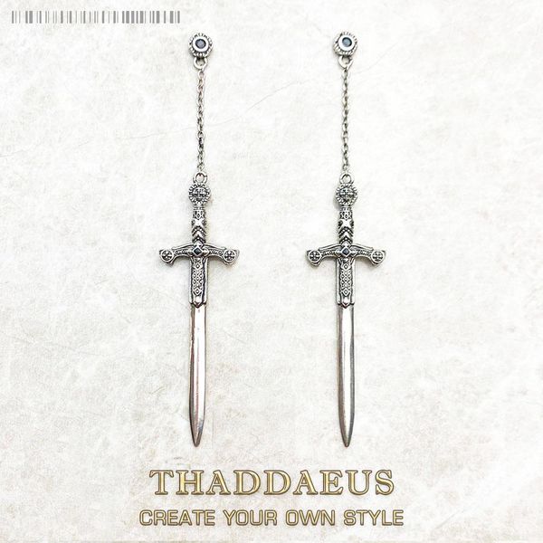 stud earrings richly ornamented sword europe fine jewelry for women men summer brand new sterling silver 925 fantasy gift, Golden;silver
stud earrings richly ornamented sword europe fine jewelry for women men summer brand new sterling silver 925 fantasy gift, Golden;silver