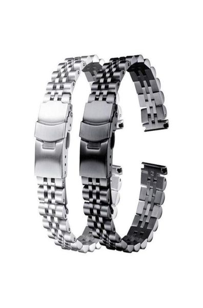 stainless steel bracelet 18mm 19mm 20mm 21mm 22mm 24mm 26mm women men silver solid metal watch band strap accessorie1471865, Black;brown
stainless steel bracelet 18mm 19mm 20mm 21mm 22mm 24mm 26mm women men silver solid metal watch band strap accessorie1471865, Black;brown