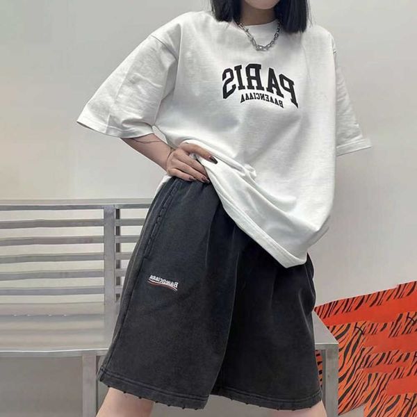 high edition paris luxury brand paris city limited printed short sleeve t-shirt women's, White
high edition paris luxury brand paris city limited printed short sleeve t-shirt women's, White