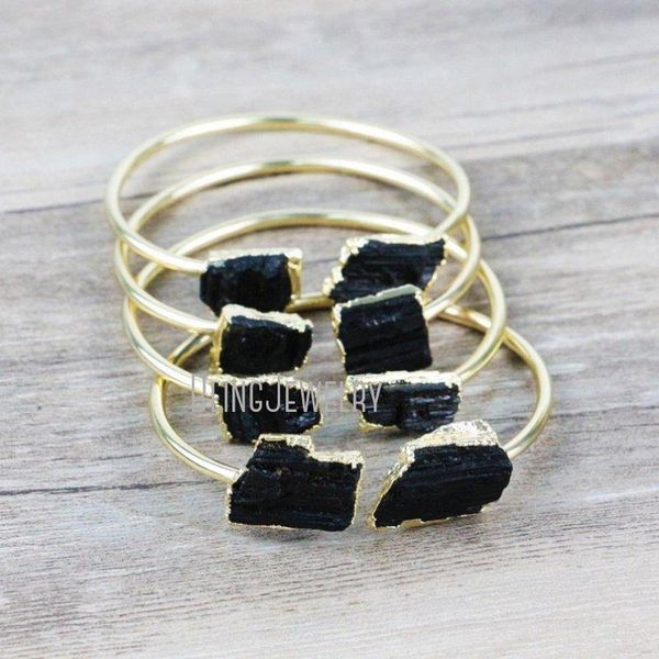 bangle black tourmaline stone raw tourmaline jewelry crystal raw rough gold cuff bracelet bangle bm40148
bangle black tourmaline stone raw tourmaline jewelry crystal raw rough gold cuff bracelet bangle bm40148