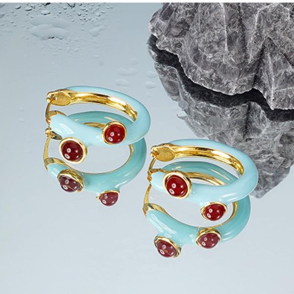 huggie women's european circle enamel copper hoop earrings 2022 new fashion jewelry argollas pendientes joyeria de acero inoxidable, Golden;silver
huggie women's european circle enamel copper hoop earrings 2022 new fashion jewelry argollas pendientes joyeria de acero inoxidable, Golden;silver