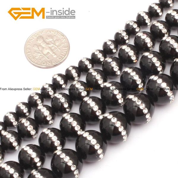 crystal natural black agates with rhinestones stone beads for jewelry making diy jewellery 15inches hipping wholesale geminside
crystal natural black agates with rhinestones stone beads for jewelry making diy jewellery 15inches hipping wholesale geminside