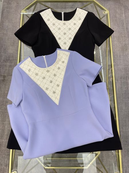 2023 designer dress, robe, beaded short sleeve, french luxury, fashion, slim fit, a-line short skirt, Black;gray
2023 designer dress, robe, beaded short sleeve, french luxury, fashion, slim fit, a-line short skirt, Black;gray