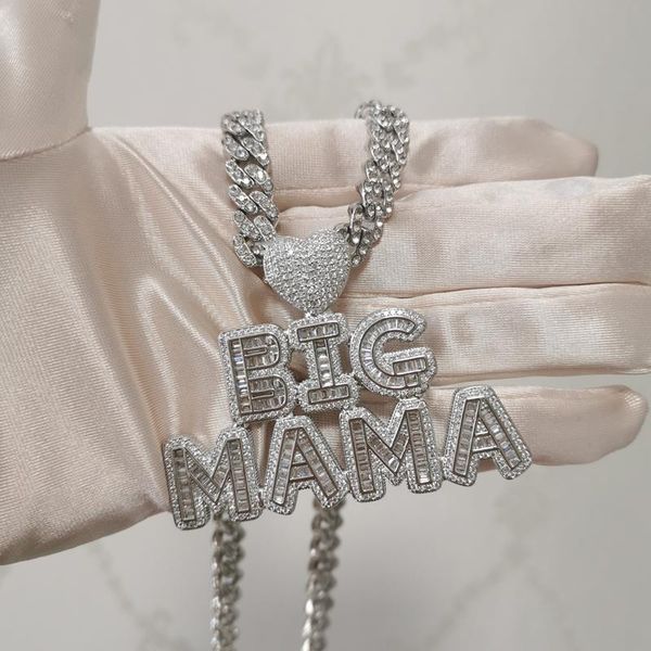 necklaces customized name necklace with heart cubic zircon iced out letters with cuban chain necklace for women, Silver
necklaces customized name necklace with heart cubic zircon iced out letters with cuban chain necklace for women, Silver